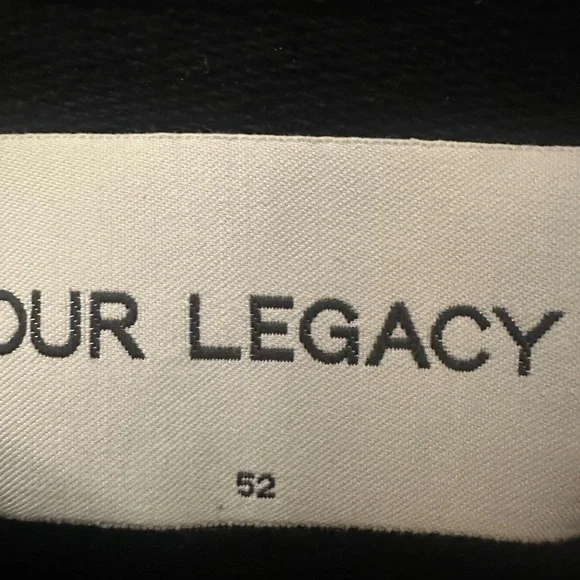 Our Legacy Mens  Black Sweater with Cowboy Skull Embroidery XL - Picture 4 of 6